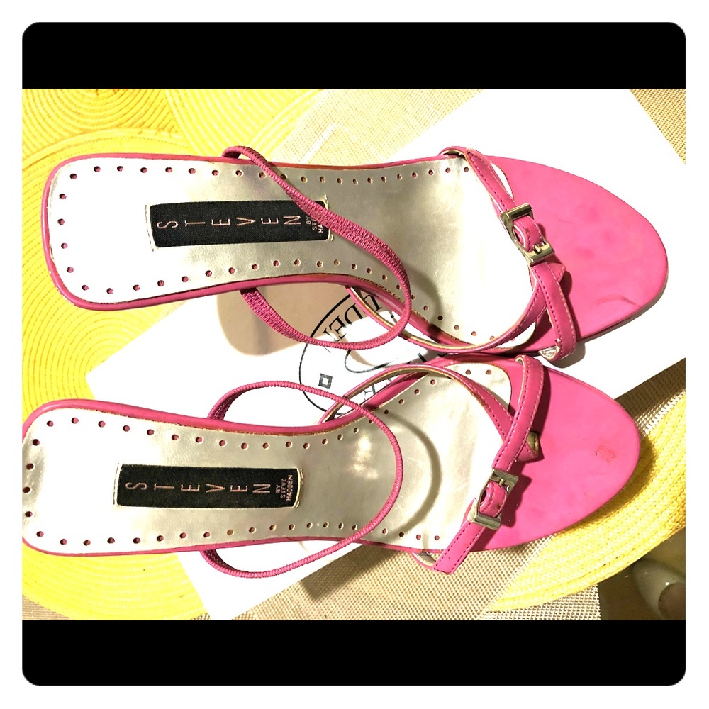 steve madden pink bow heels